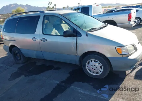 2001 Toyota Sienna Le from USA, damaged, VIN 4T3ZF13C21U345237
